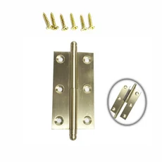 3.15 인치 80mm 가구 경첩 황동 분리형 도어 오른쪽왼쪽 캐비닛 나사 2 개, 2_Copper Color 2PCS