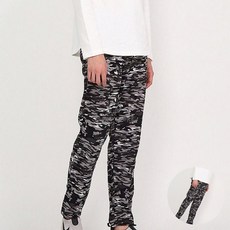 [사마누] 겨울방한바지 남자기모바지 남자겨울기모바지 남성용 융털 기모바지 밀리그레이 Free