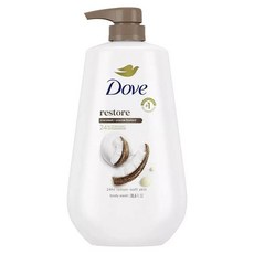 Dove 多芬 Restore椰子&可可脂保濕沐浴乳, 1瓶, 905ml