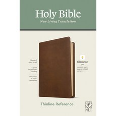 NLT Thinline Reference Bible Filament Enabled Edition (Red Letter Leatherlike Rustic Brown) Imitation Leather, Tyndale House Publishers