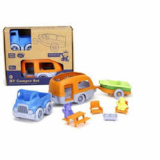 아기 자동차 장난감 캠핑카 트레일러 영유아 어린이 자동차 장난감 완구 어린이용 테이블 스토브 피크닉