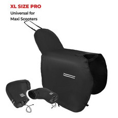 KEMITOUR 스쿠터 용 다리 커버 무릎 워머 보호대 오토바이 겨울 퀼트 Vespa Honda용 방풍 발수제, 5)XL Cover PRO Gloves