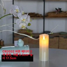 LED 전자촛불 티라이트 건전지초 전자양초, 석유 5.3 x 17.5cm