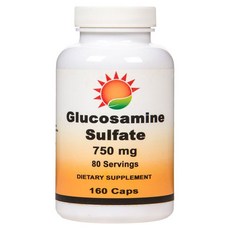 Healthline Nutrition 葡萄糖膠囊保健食品 750mg, 160顆, 1罐