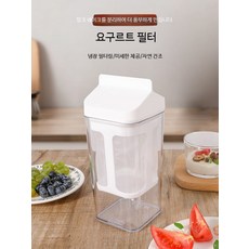 대용량 유청 분리기 1L 그릭요거트 꾸덕 메이커 리코타 만들기, 1개, A_유방 필터