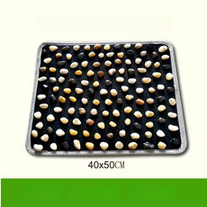 매트 지압보드 발바닥 마사지 피로 지압판 자갈 스트레칭, 중밀도 멀티컬러, 1개