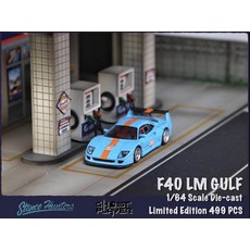 1:64 페라라 F40 슈퍼카 다이캐스트 슈퍼카 자동차 모형, 걸프, 1개