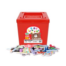 마그피아 아리아띠 자석 글자 즐거운 한글, 5개, 84피스