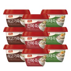 동원 양반죽 3종세트(전복죽3+쇠고기죽3+야채죽3), 287.5g, 1세트