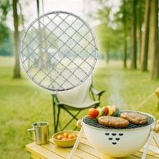 팽이네K 304스텐 원형 미니 석쇠 13cm