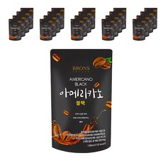 브론스 아메리카노 블랙, 190ml, 50개