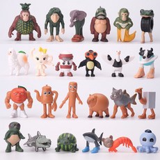 【臺灣-出貨】爆款外國全套山海經公仔手辦通通木棍鯊魚鱷魚戰鬥機玩具模型擺件 山海經手辦 木棍人手辦 山海經玩具 GUOP, 1個, 隨機1個山海經木棍人