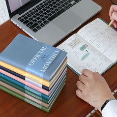 다온팬시 2026 먼슬리 다이어리 B6 중요일정체크, 네이비