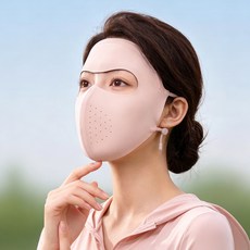冰絲防曬面罩 全臉護頸遮陽 騎車開車適用 抗紫外線透氣涼感 戶外運動防護