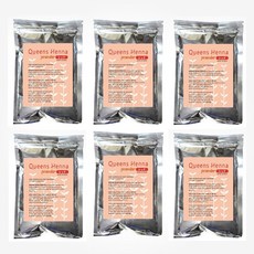 퀸즈 프리미어 헤나 6봉셋트 천연헤나염색약 정품, 프리미어 레드6, 1개