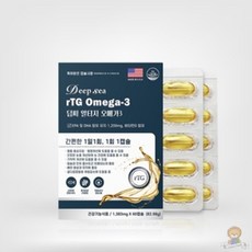 동신헬스케어 딥씨 알티지 오메가3 1 383mg x 60캡슐 EPA, 1개