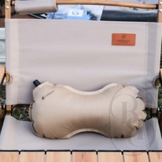 별별 캠핑 의자용 자충 목배개 차량목베개, 블랙