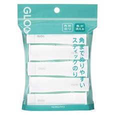 코쿠요 KOKUYO 스틱풀 GLOO 색이 사라진다 S 5개타 G3115P