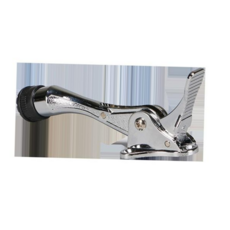 무타공 소 현관문말발굽 크롬 문닫힘방지 말굽 방문스 자동말굽 페달식 자석 무타공말발굽 방문, 본상품