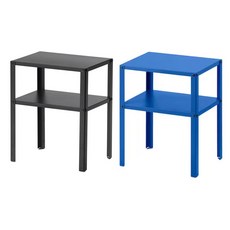 이케아 크나레비크 침대 협탁, 블랙, 1개