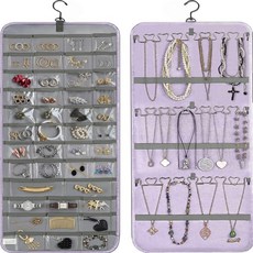 ECLATIS SoCal ButterCUP 컵 행거 금속 후크가 있는 걸이용 하이퀄리티 주얼리 효율적인 수납 정리함 보관 양면 홀더 - 옷장 벽 문에 귀걸이 목걸이 링용