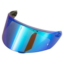 새로운 K3 (E2206) 헬멧 바이저 교체품 오토바이 틴트 페이스 쉴드 AGV 새 버전 S/M/L과 호환 (쉐이드 및 자외선 차단) (라이트 스모크), Revo 딥 블루