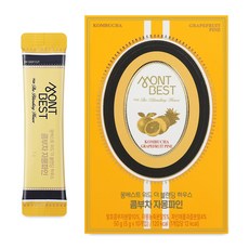 몽베스트 위드 더 블랜딩 하우스 콤부차 자몽파인 스틱, 5g, 10개입, 1개