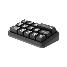 [까투리네] 기계식 키보드 주차번호판 차량번호 전화번호판, 블랙, 1개