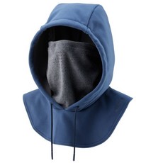 SHIMANO AC-030W Gore-Tex Windstopper 保暖面罩 桃園東區釣具 防風保暖 釣魚面罩, 1個, 藍灰