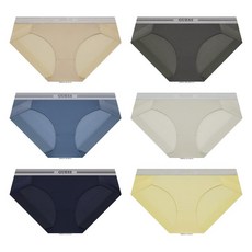 게스언더웨어 속옷 톤톤로고 솔리드 팬티 6종1택 OEWP191 XPQ440 PZC729