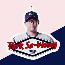 네오플레인 KBO 롯데자이언츠 두산베어스 불꽃 야구 선수 아크릴 액자 포토 키링 열쇠고리, 1개, [불꽃야구] 이택근