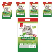 ECO Clean 綠茶 7L 6袋 天然豆腐砂 快速凝結 可沖馬桶