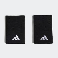 아디다스 NEW 퍼포먼스 로고 롱L 손목밴드 2개입 PG6699, BLACK계열, 1개