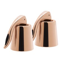 OGGI 스테인리스 스틸 에어타이트 보틀 와인스토퍼, 2개, Copper Plated