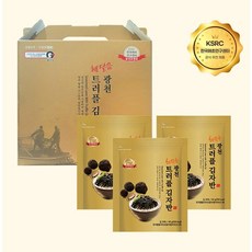 2026 광천김선물세트 광천 설선물 트러플 김자반 3봉 손잡이선물세트 선물용김추천, 40g, 3개