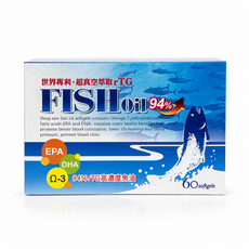 rTG 魚油 EPA+DHA 高純度94%, 0.7g, 60個