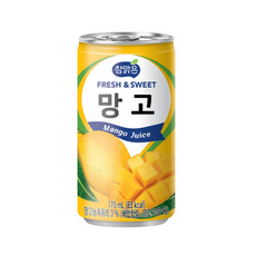참맑은 망고 -() 주스 업소용 캔음료 과즙음료 망고, 90세트, 175ml