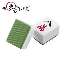 東方不敗麻將 214岩石竹紋 加重版 玩家級 34mm 尿素加鉛加重, 綠, 1個