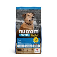 Nutram 紐頓 S6 均衡健康系列 成犬配方, 1個, 11.4kg, 雞肉+南瓜