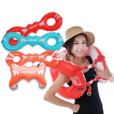 HERC어깨형튜브 바캉스 물놀이용품 물놀이튜브 성인 jun+423Yj, 어깨형튜브-성인용_아쿠아