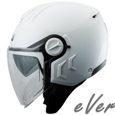 LUBRO NEO JET 素色 珍珠白 半罩式安全帽 小帽體 內墨片 插扣 鏡片快拆《遠古騎士》, M