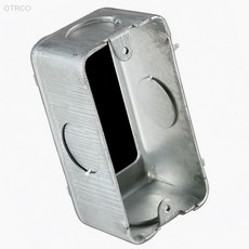 철 매입박스 1개용 75MM 아연도금박스 단독박스 철재박스, 상세페이지 기재