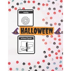 (영문도서) maze halloween scissor book: kid halloween books kid halloween puzzle Paperback, Independently Published, English, 9798756463033