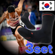 인피니티 스포츠양말 러닝 테니스 농구 쿠션 배드민턴 헬스 기능성, 블랙, 3개
