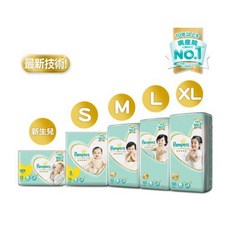 日本境內 Pampers 一級幫寶適 黏貼型尿布, 1個, 一級幫L號/3包1箱