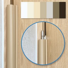 아이손 문틈손끼임방지 비주름형 후면보호대 1100mm 손끼임방지, 아이보리, 1개