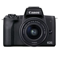 캐논정품 EOS M50 mark2+ 15-45mm 렌즈포함 페키지선택, 블랙M50mark2+15-45+럭셔리페키지