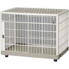 寵物籠 附輪, 白色, 1個