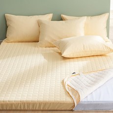 [알렌드리] 국산 순면 라텍스 매트리스 요 커버 지퍼형, 킹(K) 높이10cm