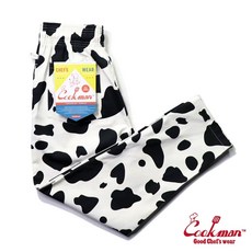 COOKMAN USA 231-11872 Chef Pants 廚師長褲 / 休閒長褲 (Cow 白乳牛) 化學原宿